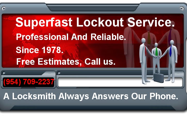 Locksmith Fort Lauderdale has technicians ready to make your car keys or rekey your lock