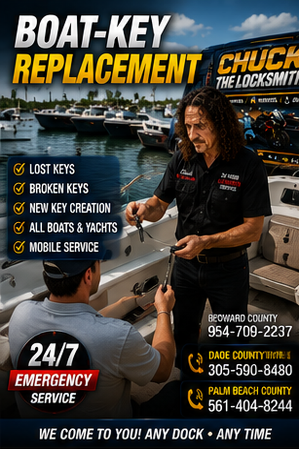 Boat Key Replacement