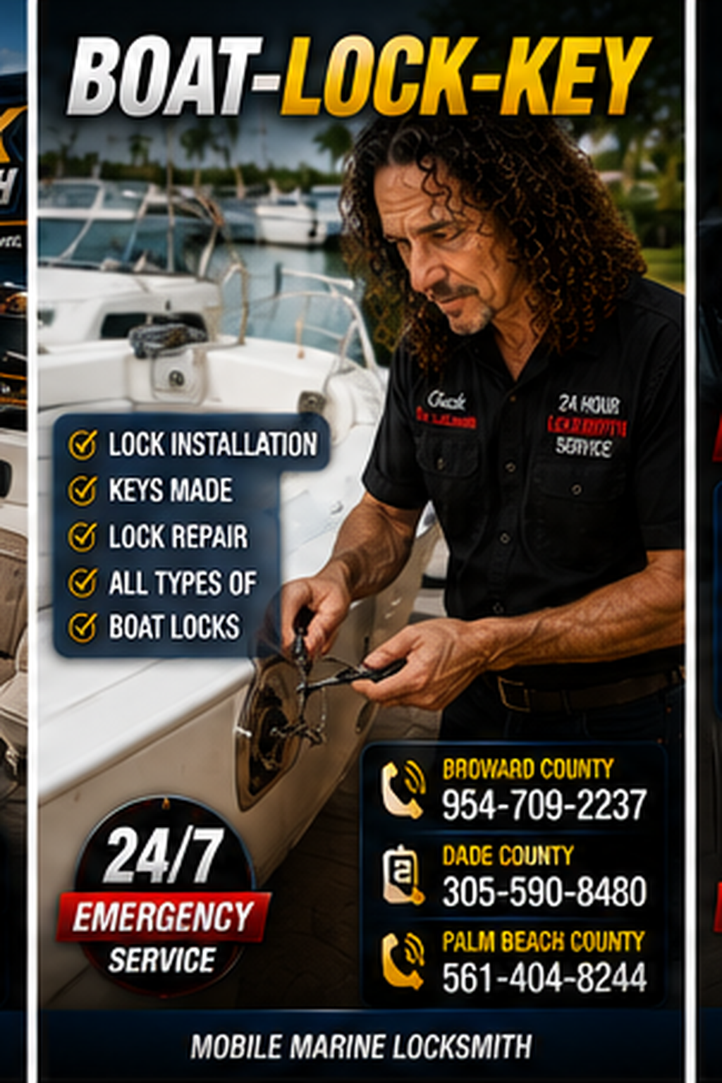 Boat Lock Key