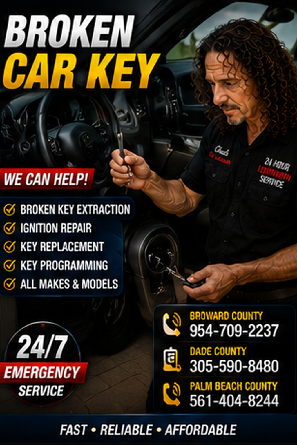 Broken Car Key