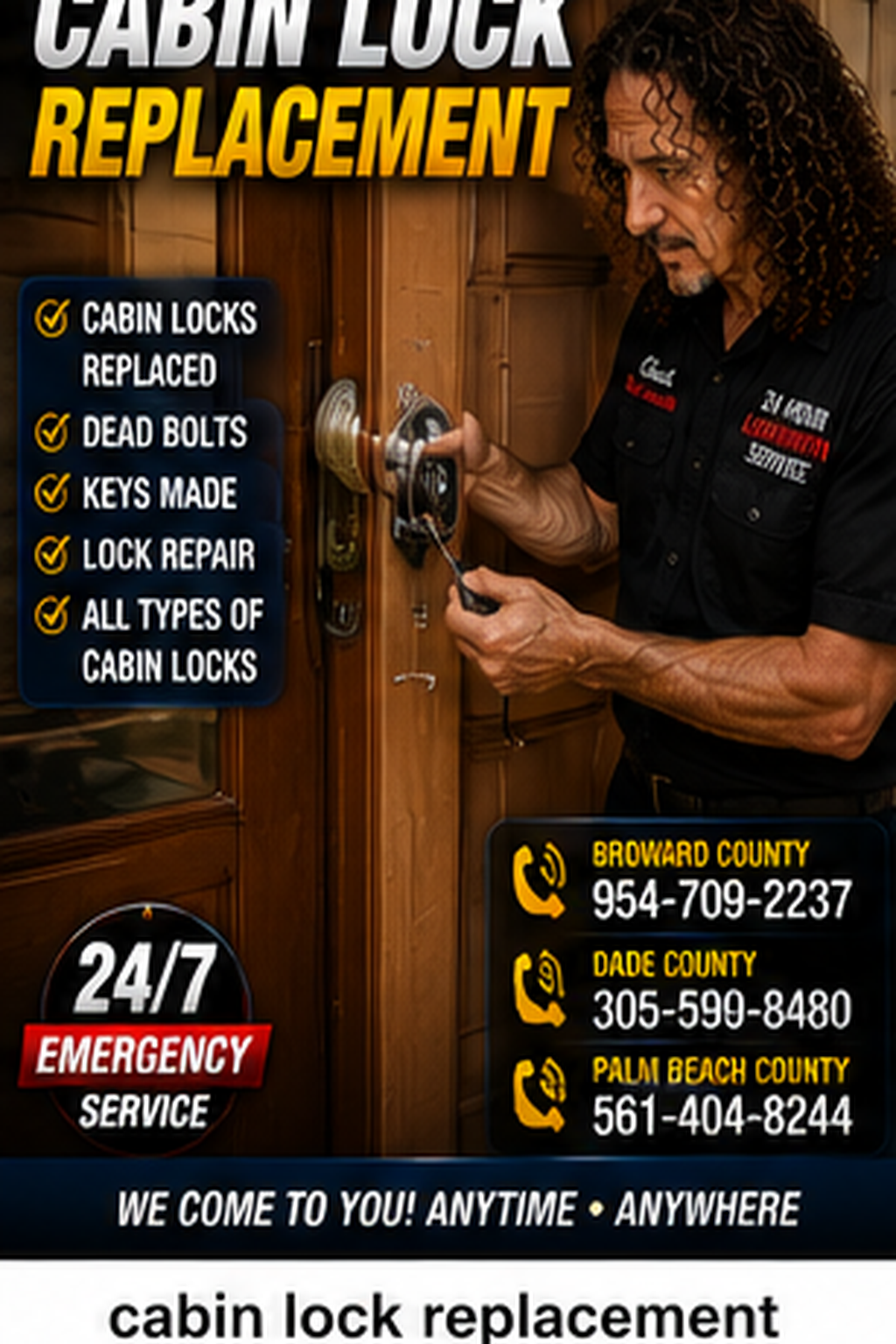 Cabin Lock Replacement