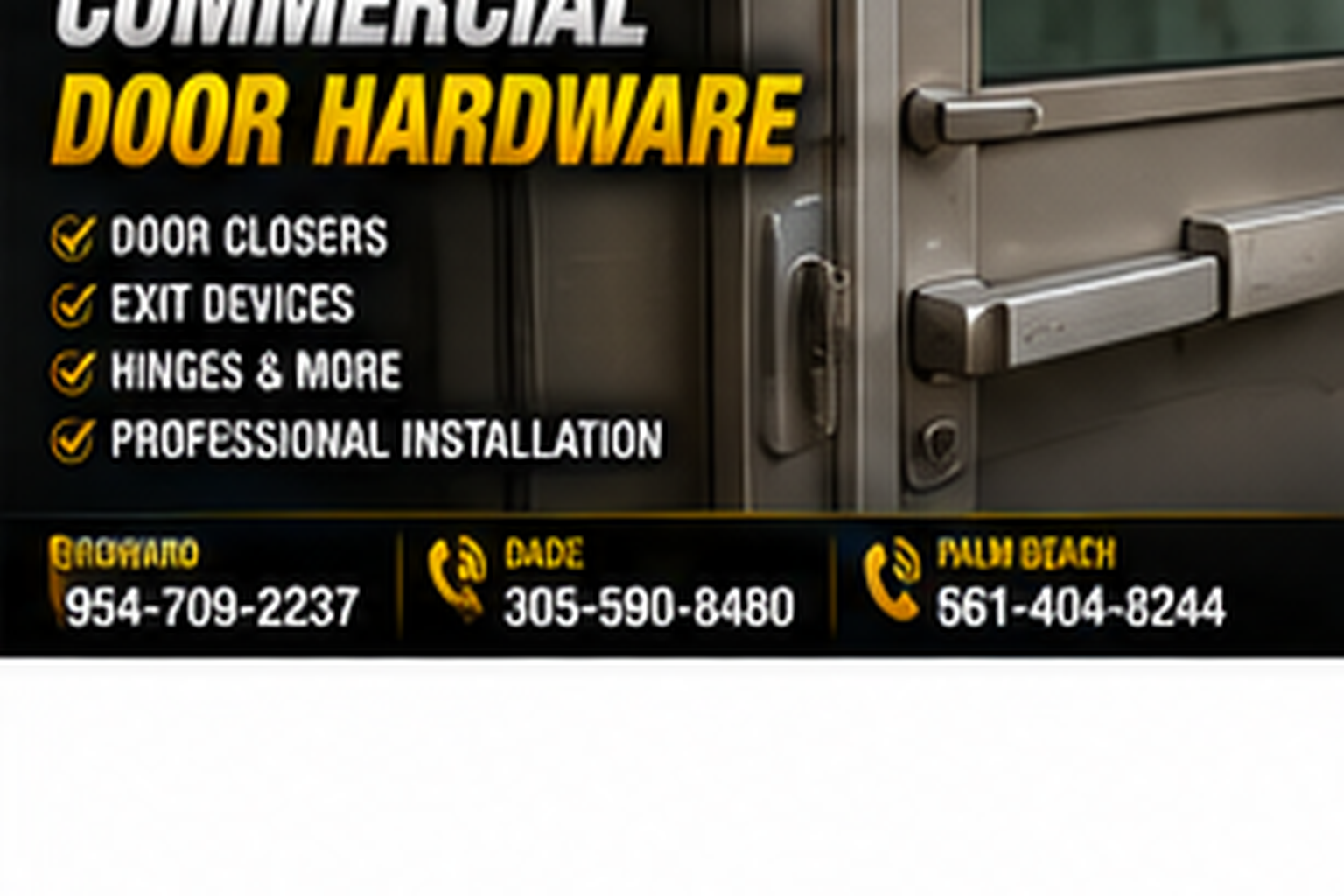 Commercial Door Hardware