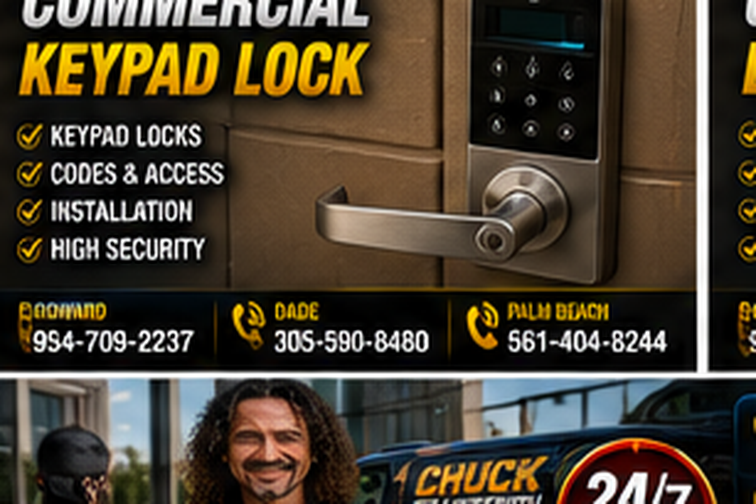 Commercial Keypad Lock
