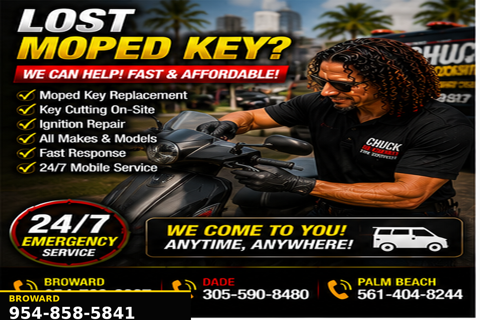 Lost Moped Key