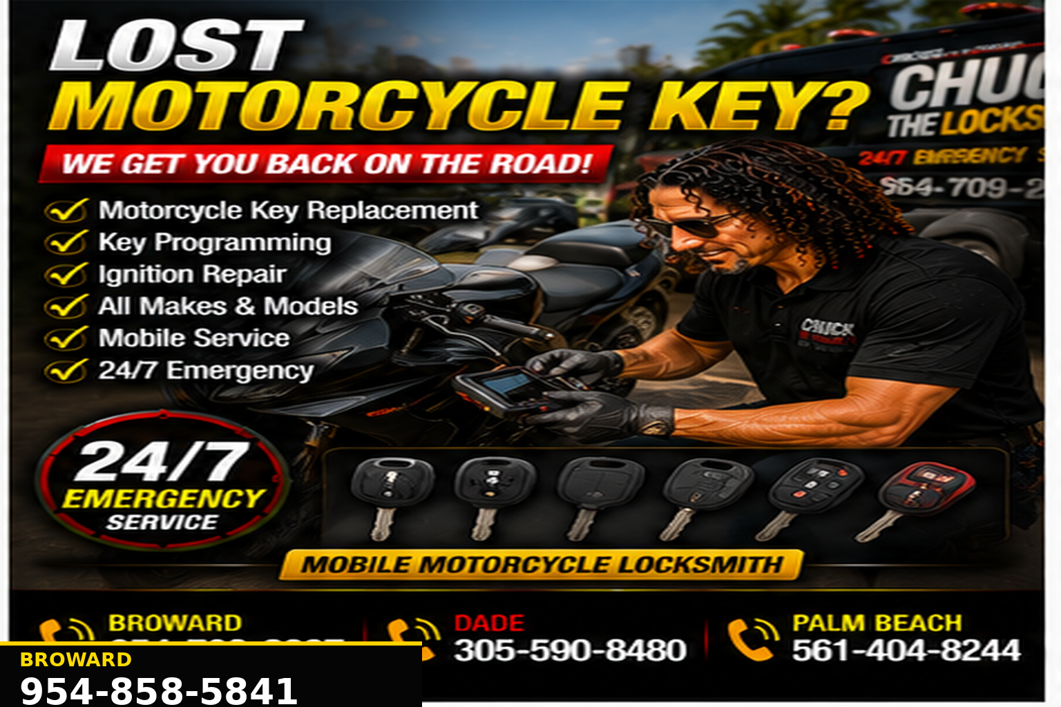Lost Motorcycle Key